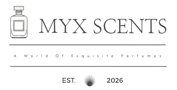 My Ex perfume bottle by MyxScents - minimalist luxury packaging.